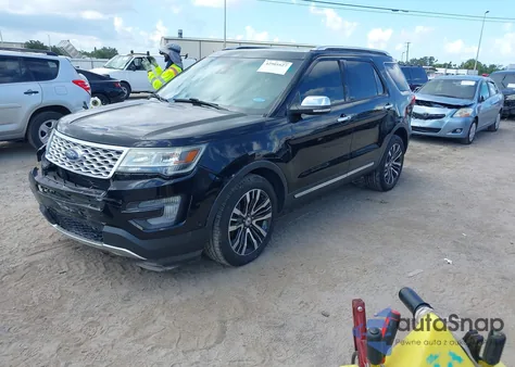 2017 Ford Explorer Platinum z USA, uszkodzony, nr VIN 1FM5K8HT1HGB60125